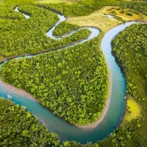 Heart-shaped-river