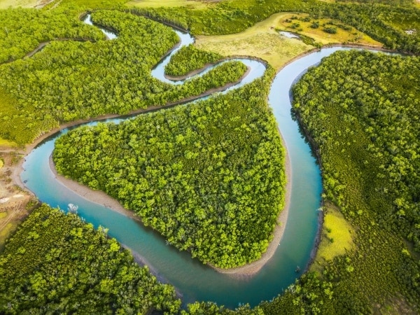 Heart-shaped-river