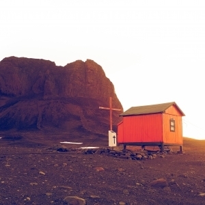 Carlini Station on King George Island, Antarctica